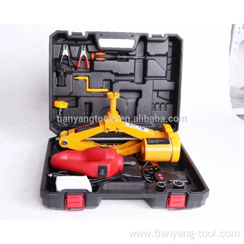 Mini Electric Lifting Car jack and Impact Wrench